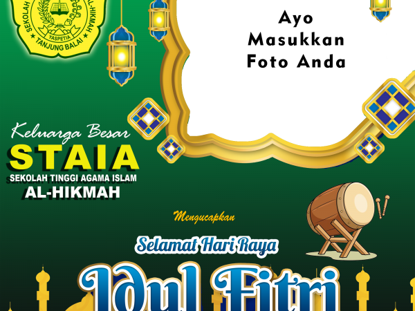 Lebaran Mendekat, Keluarga Besar STAI AL-Hikmah Tanjungbalai Ucapkan Selamat Hari Raya Idul Fitri
