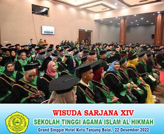 Sidang Senat Terbuka Wisuda Ke-XIV 2022 Sekolah Tinggi Agama Islam Al Hikmah Tanjungbalai