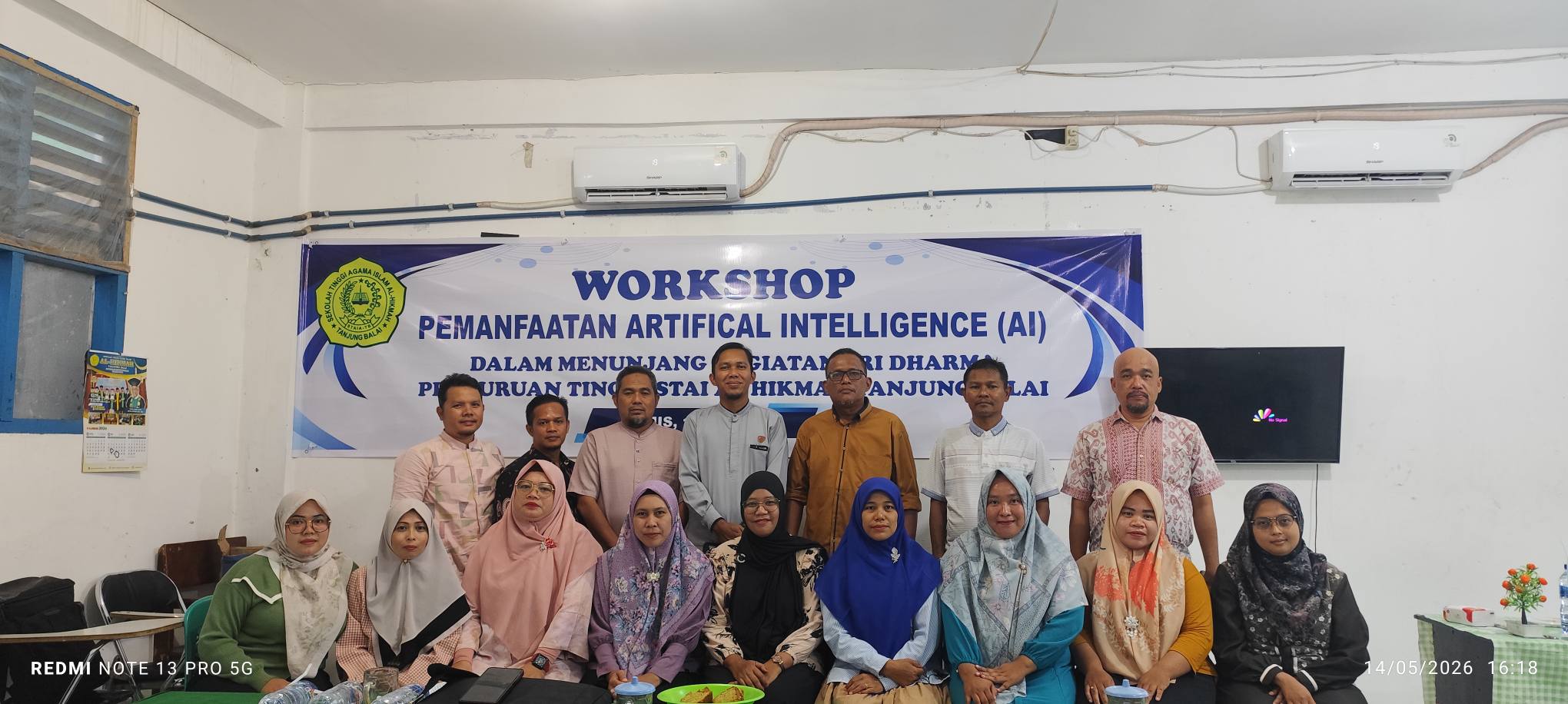 Workshop Pemanfaatan Artifical Intelligence (IA) Dalam Menunjang Kegiatan Tri Dharma Perguruan Tinggi STAI Al Hikmah Tanjung Balai